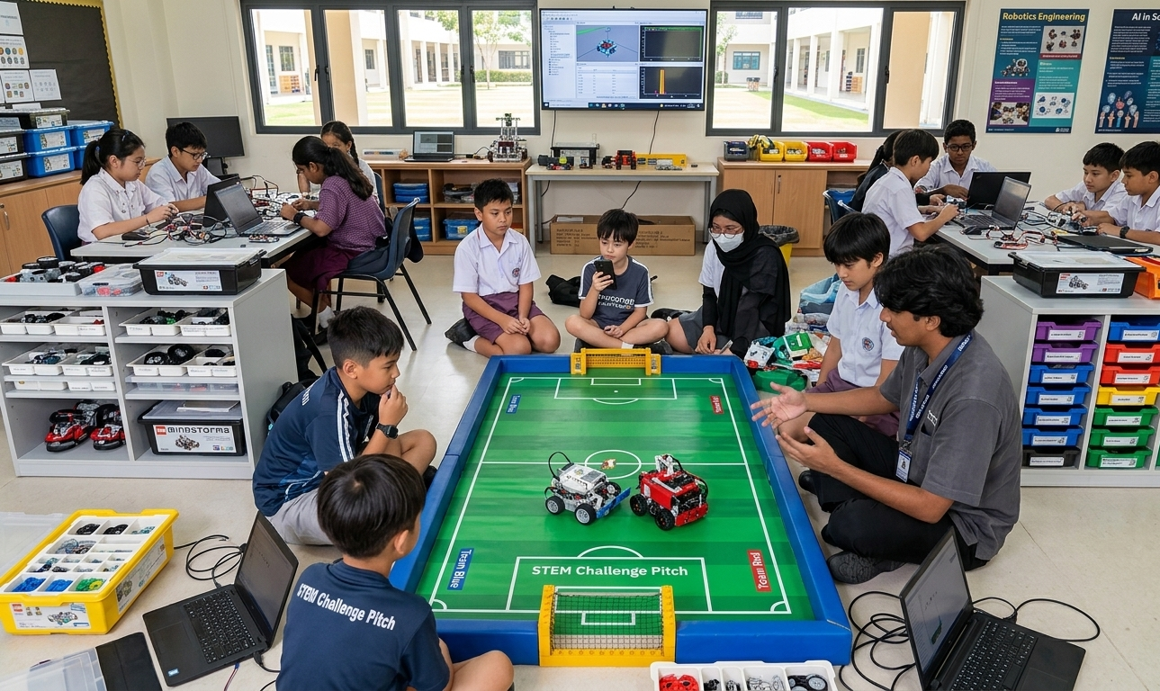Arena robot soccer